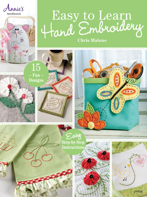 Title details for Easy to Learn Hand Embroidery by Chris Malone - Wait list
